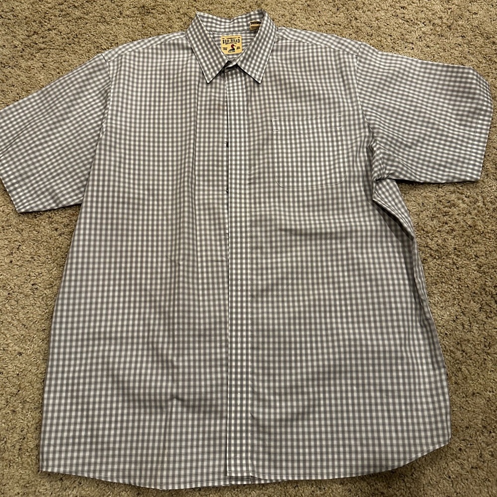 Red head brand co. Short sleeve button down 2XL